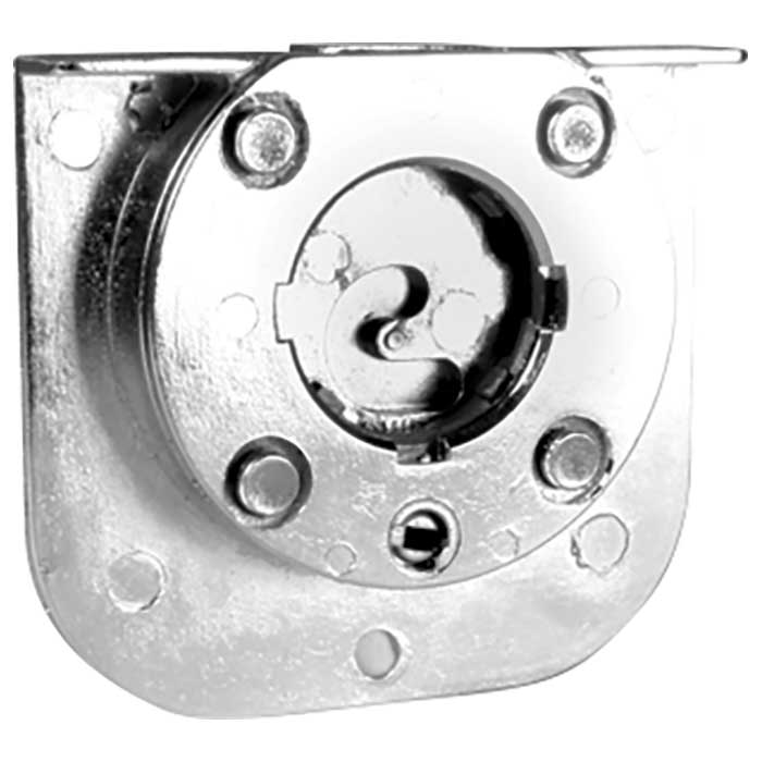 C8161-26-KD Drawer Lock Housing - Keyed Different - Bright Polished Chrome