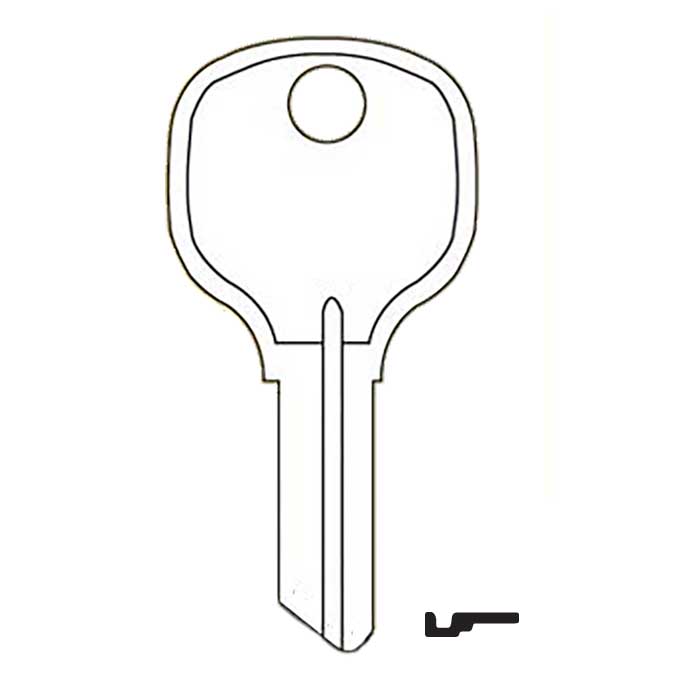 D8784 RO5 Key Blank