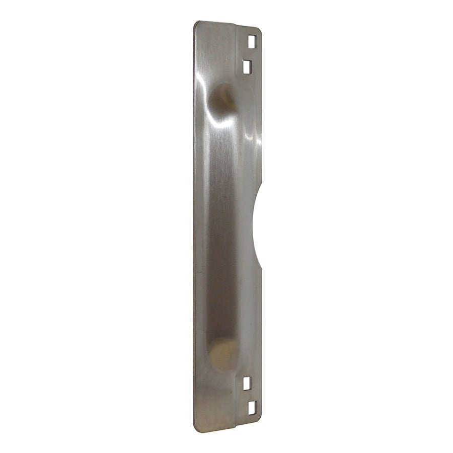 Don Jo Manufacturing PLP-111-630 3 x 11 in. Latch Protector with Pin for Knobs & Levers - Satin Stainless Steel