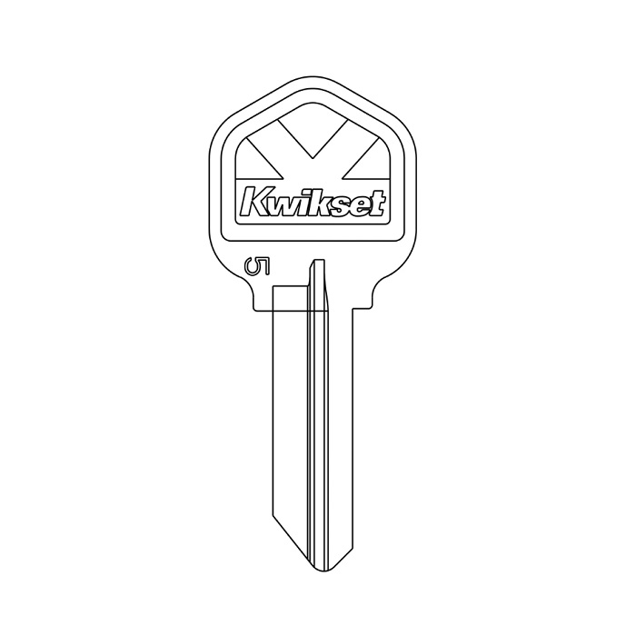Kwikset 81063-021 5-Pin K-Bow Key - Cut to 23155
