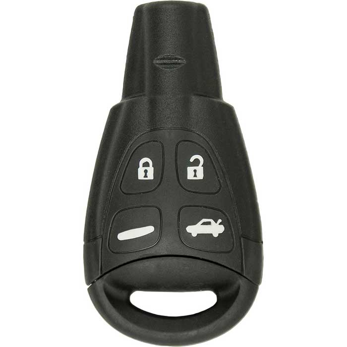 R-SAB-433TX 4 Button Replacement Remote Key for 2003-2009 Saab 9-3