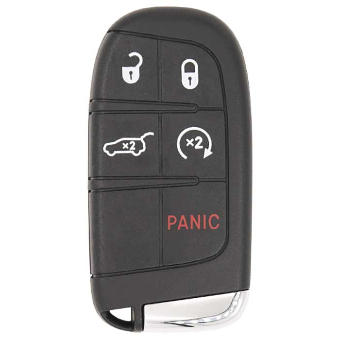 PRX-CHY-C343 5 Button Replacement Proximity Remote Smart Key for 2017-2020 Jeep Compass