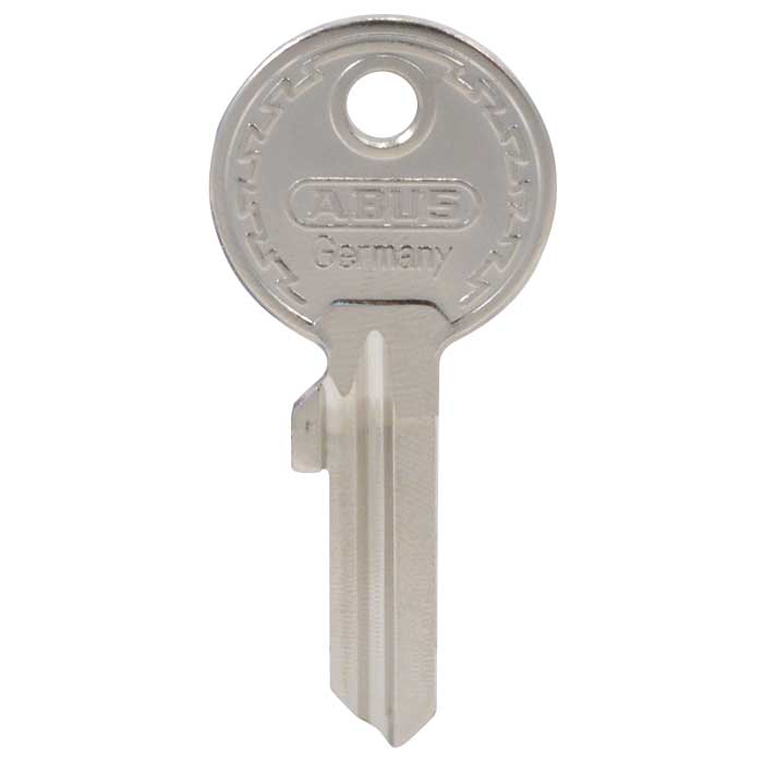 24-41KB-R Brass Nickel Plated Right Key Blank