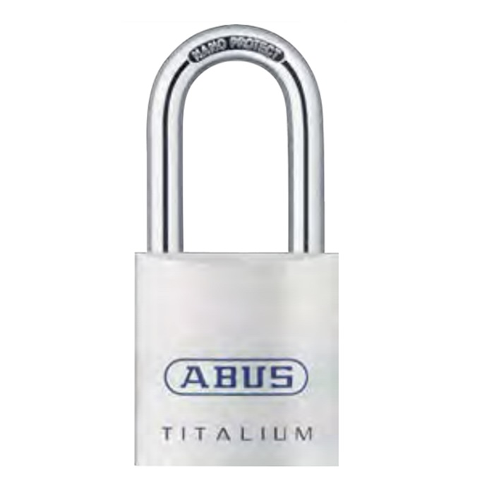 80TI-40HB40-KD Titanium Aluminum Alloy Padlock with 1.5 in. Width & 1.5 in. Shackle Height - 0.25 in. Dia. Shackle