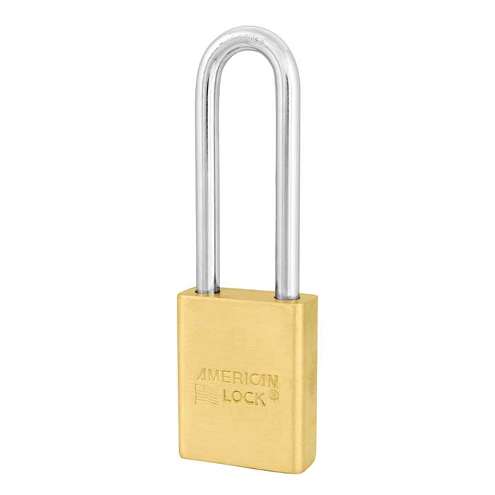 A3562-WO 1.75 in. Body & 3 in. Shackle SFIC Less Core Brass Padlock