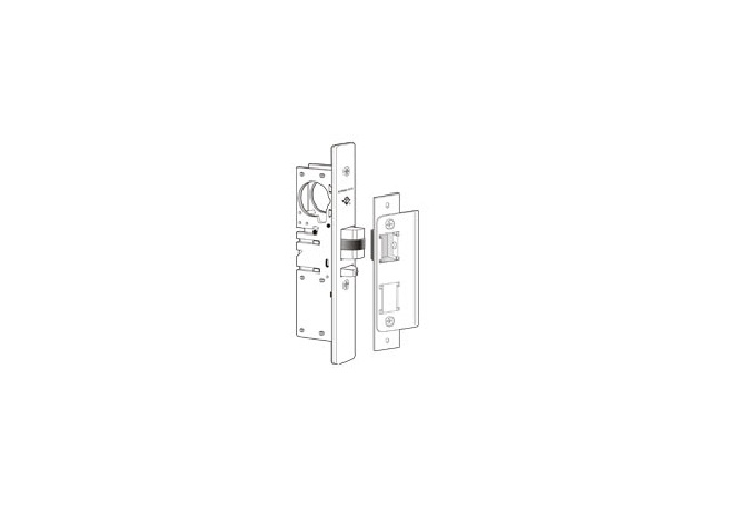 4533-36-IB 1.12 in. Backset x Right Hand Deadlatch Body without Faceplate