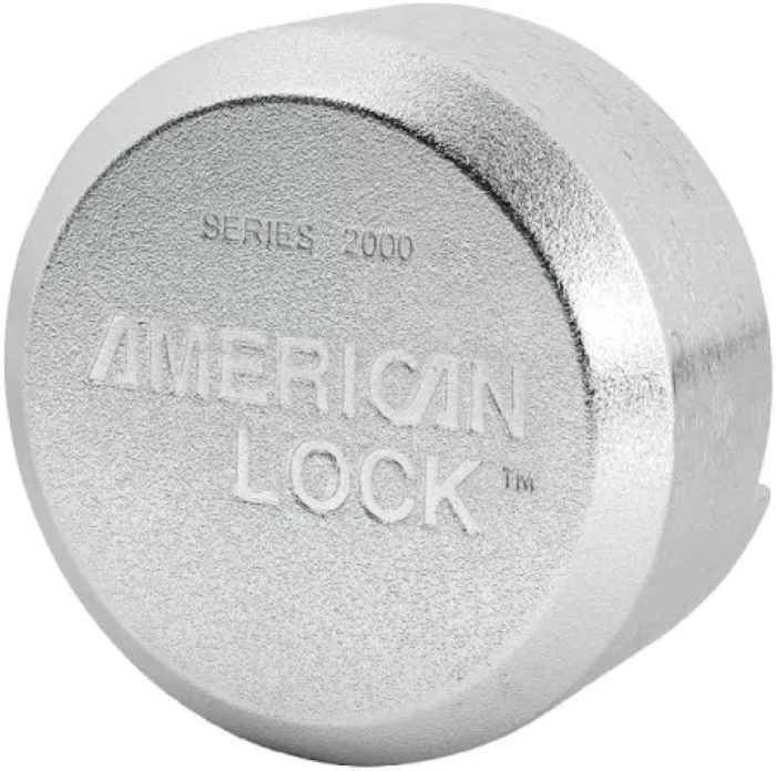 A2000KZ 2.87 in. Die Cast Body No Shackle 0-Bit Steel Padlock