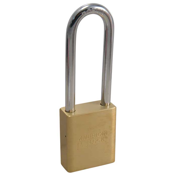 A3652-WO 1.75 in. Door Key Compatible Brass Padlock