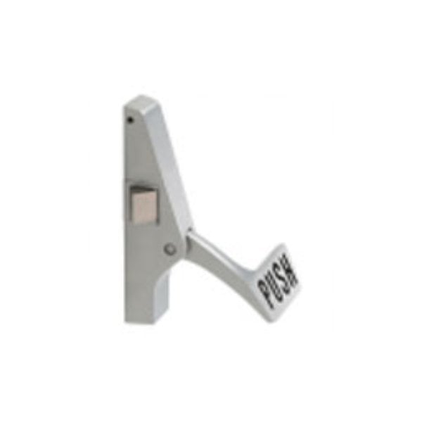 30-999-628 Active Body, Arm & Paddle Assembly - Left-Hand Reverse Bevel Door - Satin Aluminum Clear