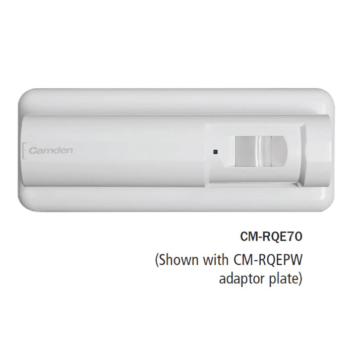 CM-RQEPW Single Gang Adaptor Plate - White