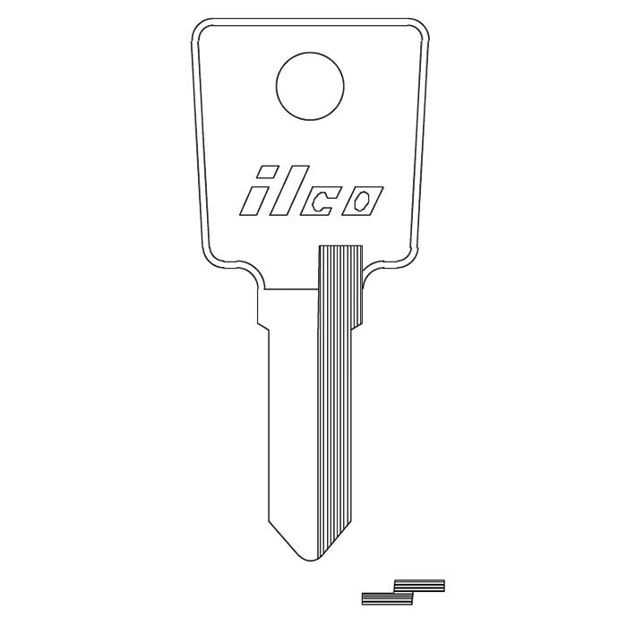L6FM- L.A.S. NP-L6Fm -JMA LAS-4.2.1 Key Blank