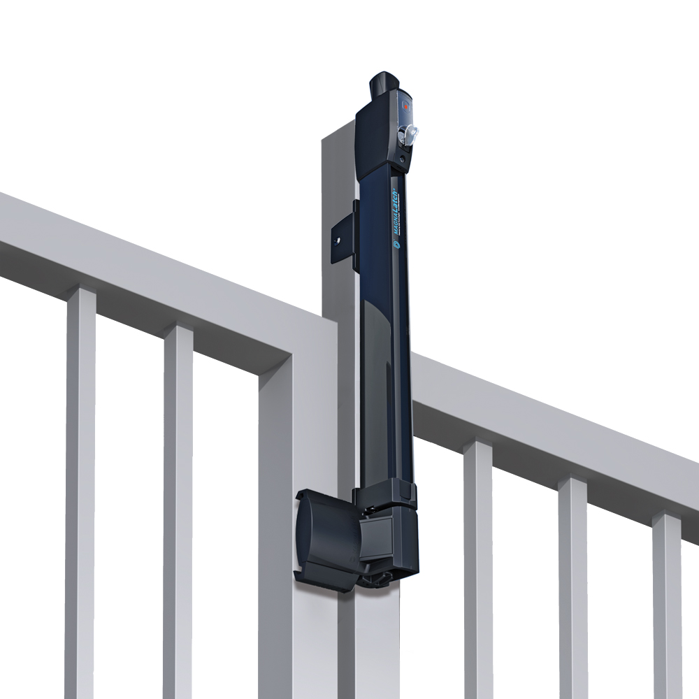 ML3TPKA Magna Series 3 Top-Pull Gate Latch - Keyed Alike - Black