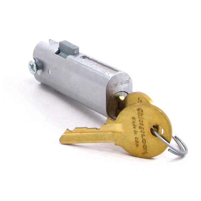 C5002LP-KA1X03 1.01 in. Chicago Filing Cabinet Lock