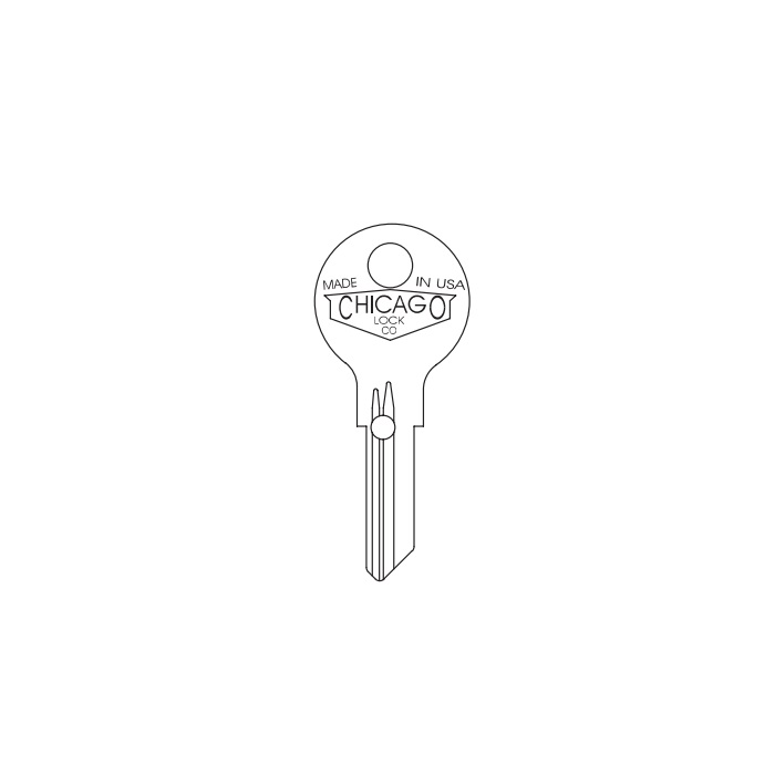 DK-103-H Chicago Key Blank - K-103H