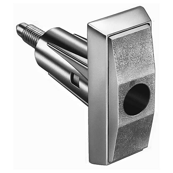 OU-4265-NA Chicago Standard Screw Type Coke Machine Lock - Satin Chrome