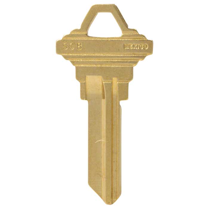 SC8-JMA Brass SLG-11E Key Blank