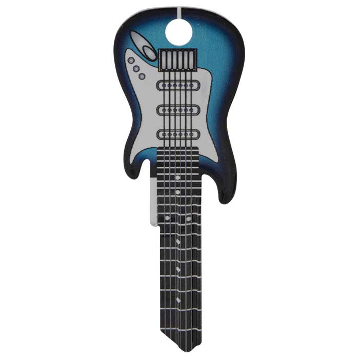 3685-ROCKIN SC1 Surf Green Electric Guitar Key Blank