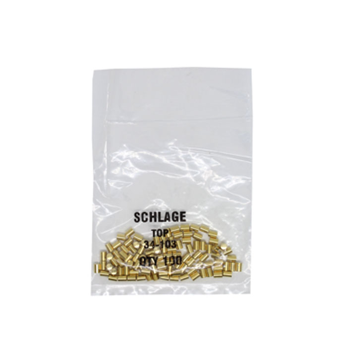 34-103-LAB Cylinder Top Pin, No.3, 0.165 in. - Pack of 100