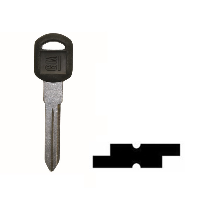 Strattec Security 597500 Molded Mechanical Genuine Key - No.75