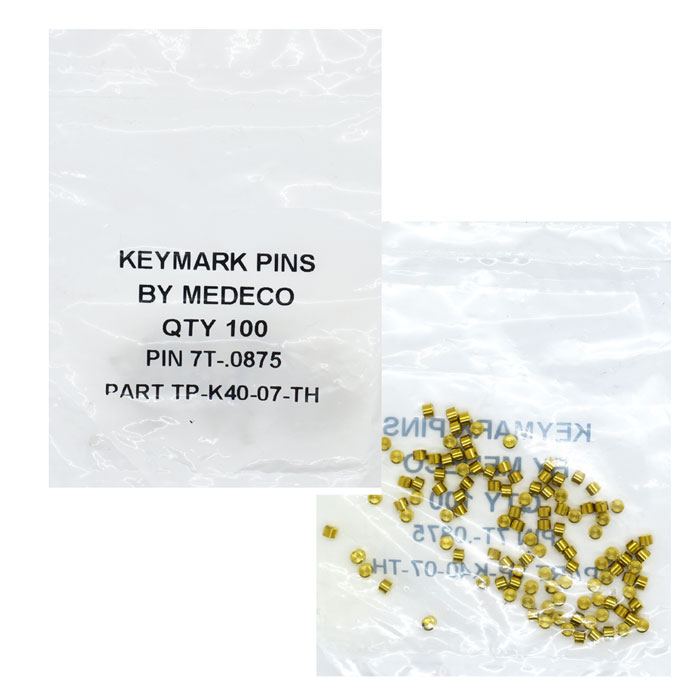 TP-K40-07-TH 7 Depth X4 Top Pin - Bag of 100