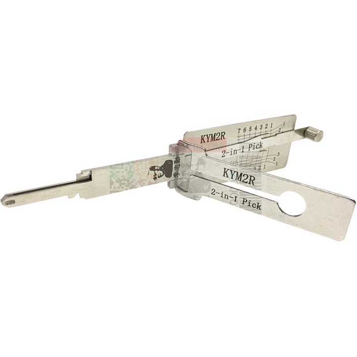 OL-KYM2R-AG 2-in-1 Pick & Decoder KYM2R Auto Lock Picking Tool for Kymco