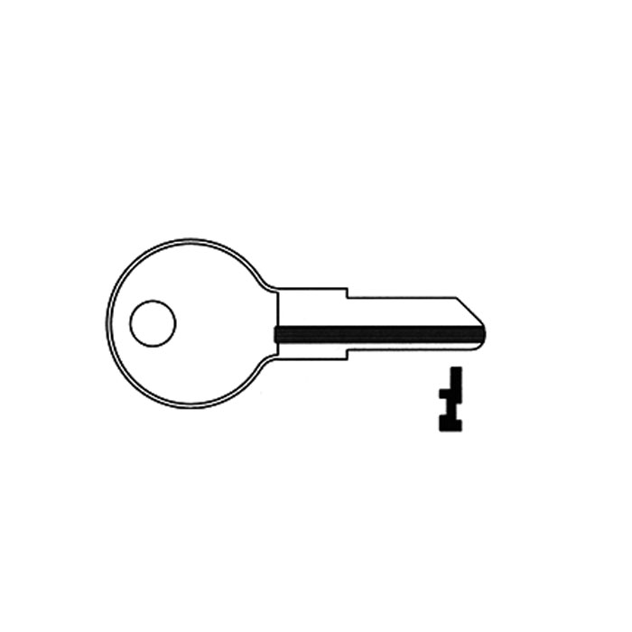 D300KY 1043J Brass Key