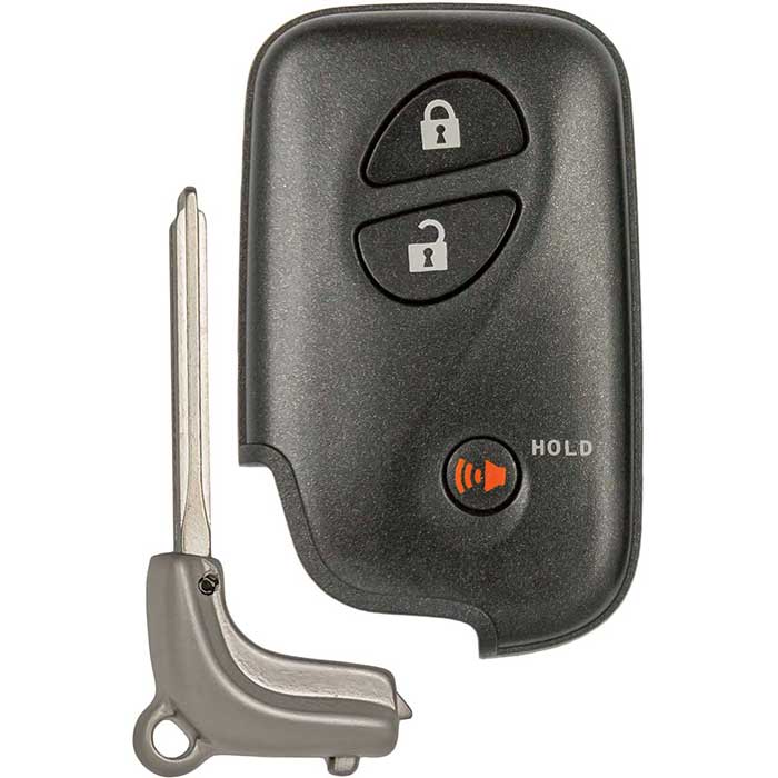 916-TL-SHELL 3 Button Replacement Remote Shell for Lexus Smart Key HYQ14AAB & HYQ14ACX