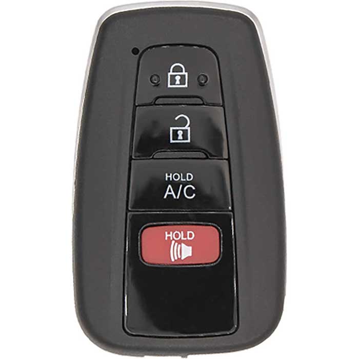939-TL-SHELL 4 Button Remote Shell for 2017-2021 Toyota Prius