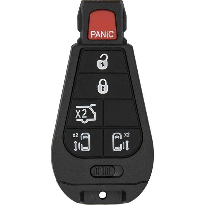 RK-CHY-PDZ6 6 Button Remote Key Replacement for Chrysler Dodge Van