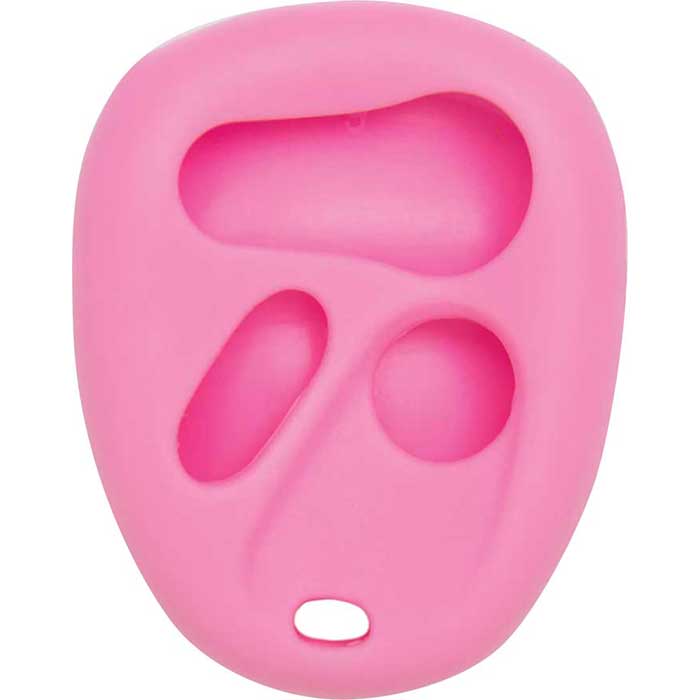 SJ-GMC24-PINK Silicone Jacket-Keyless Remote Cover for GM GMC24 - Pink