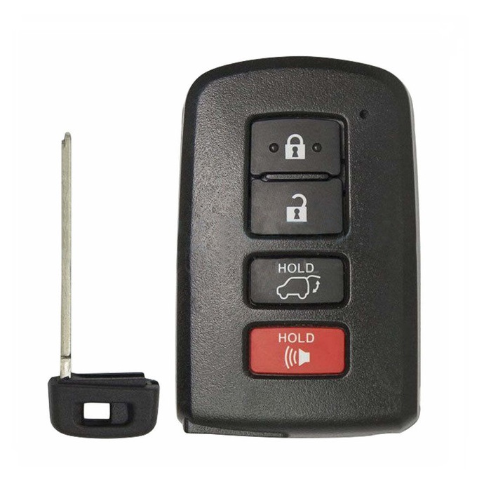 PRX-TL-FBA-7-RFB-A Original 4 Button Proximity Remote Smart Key for 2013, 2017-2018 Toyota RAV4