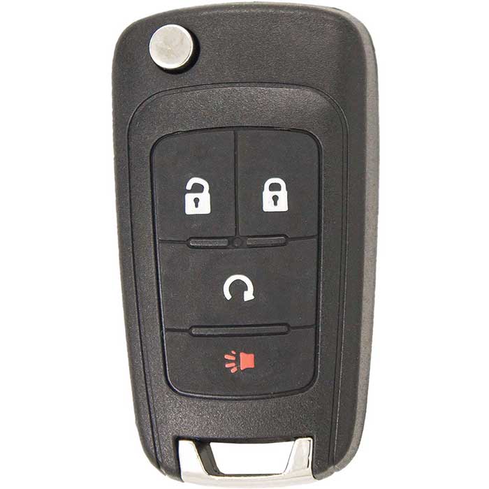RK-GM-FP72 4 Button Replacement Remote Flip Key for 2015-2018 Chevrolet Trax