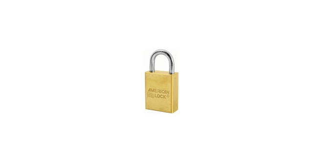 A40-B-KD 1.5 in. Body & 1 in. Shackle Non-Rekeyable Brass Padlock
