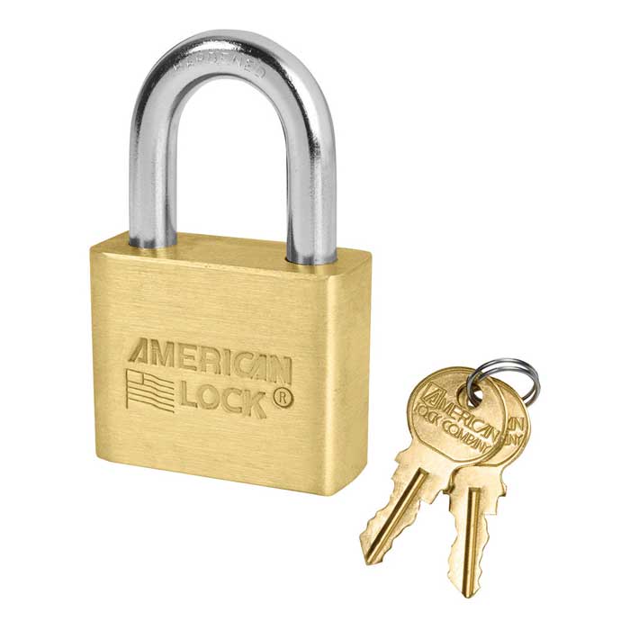 AL50KA-E570 1.75 in. Body & 1.12 in. Shackle Brass Keyed Alike E570 Padlock