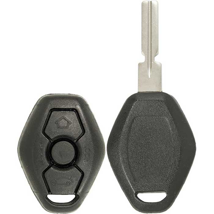 311-BMW-SHELL 3 Button Remote Head Key Shell for BMW HU58 - 4 Track