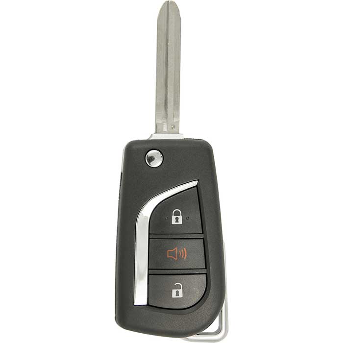 RK-TOY-FLPMZ3 3 Button Replacement Remote Flip Key for 2005-2012 Scion tC