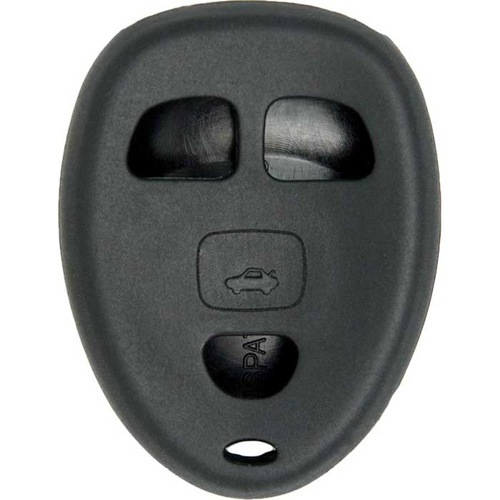 SJ-GMC34-BLACK Silicone-Jacket Keyless Remote Cover for GM-GMC34 - Black
