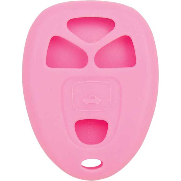 SJ-GMC55-PINK Silicone Jacket-Keyless Remote Cover for GM GMC55 - Pink