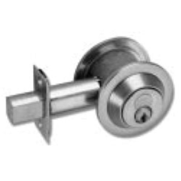 DL3017-626-CL7 DL3017 Classroom Deadlock x IC - 2.75 in. Backset - 7-Pin - IC Less Core - 626 Satin Chrome