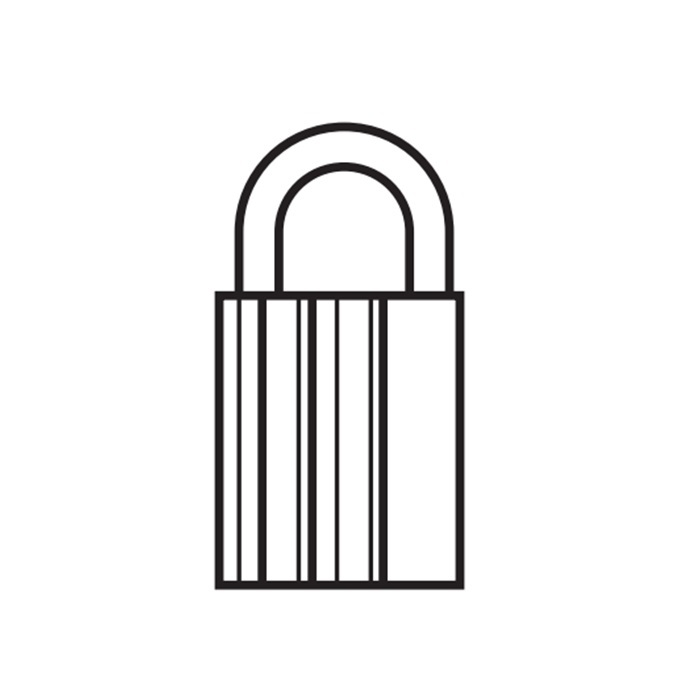 88190B TMax No.2 Non Key Retainable Padlock - SNS-KD