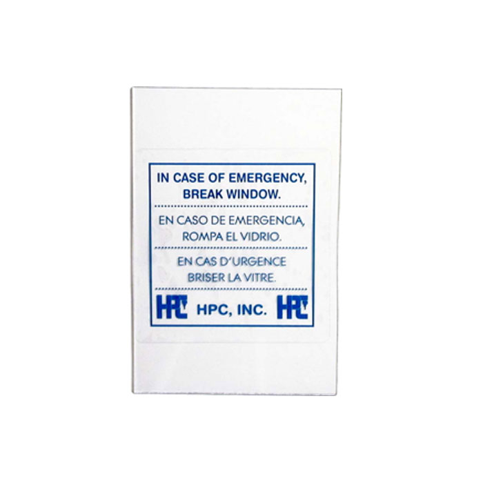 511-GLASS Emergency Key Box Glass