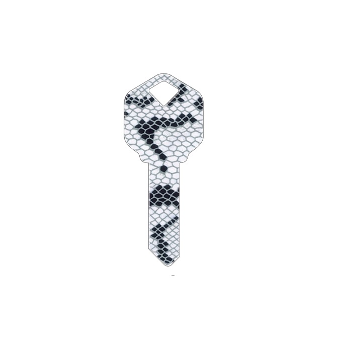 SC1-HK26 3.7 in. Happy Keys Snakeskin Key Blank