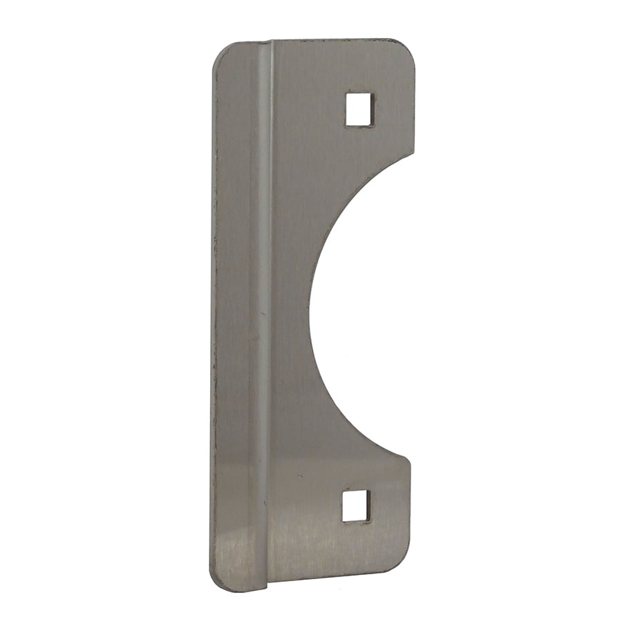 Don Jo Manufacturing SLP-106-630 6 x 2.62 in. Short-Offset Latch Guard for Knobs & Levers - Satin Stainless Steel