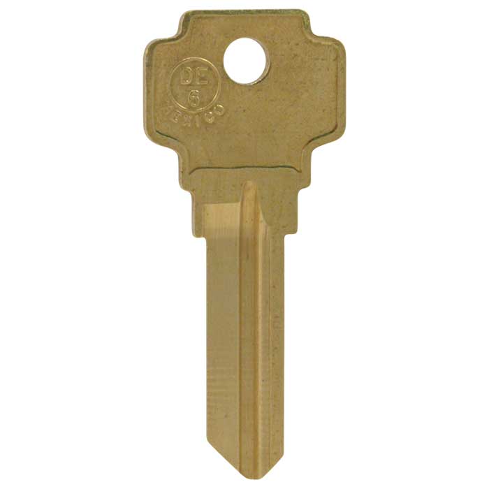 DE6-JMA D1054K Brass Key Blank