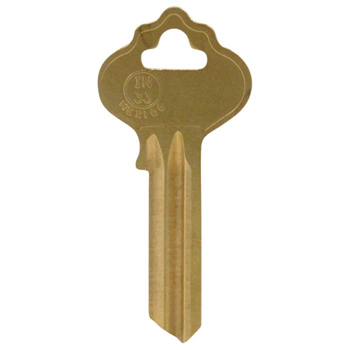 IN33-JMA Brass ILC-2DE Key Blank