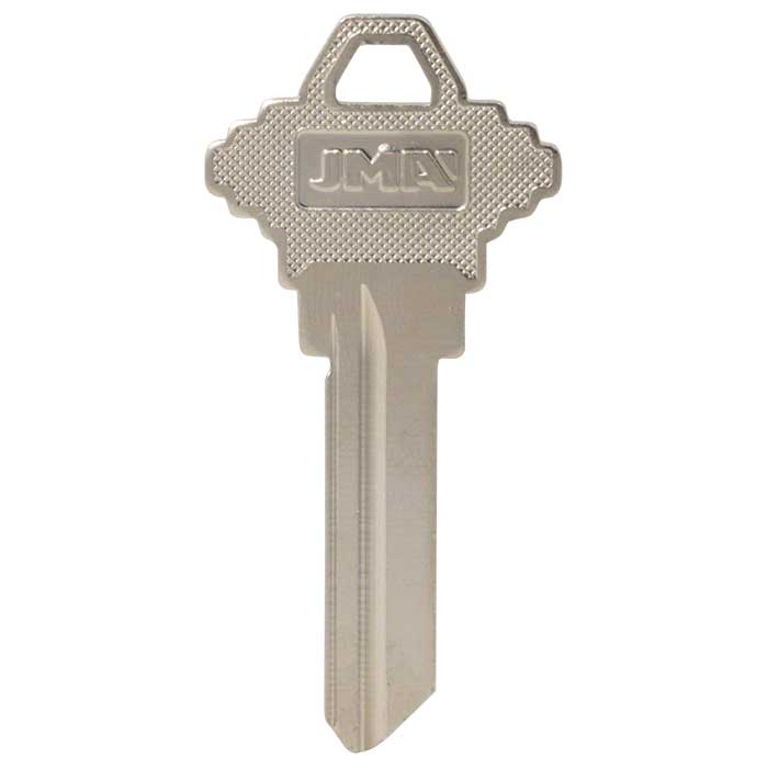 SC10-NP-JMA Nickel Plated ILCO A1145F Key Blank