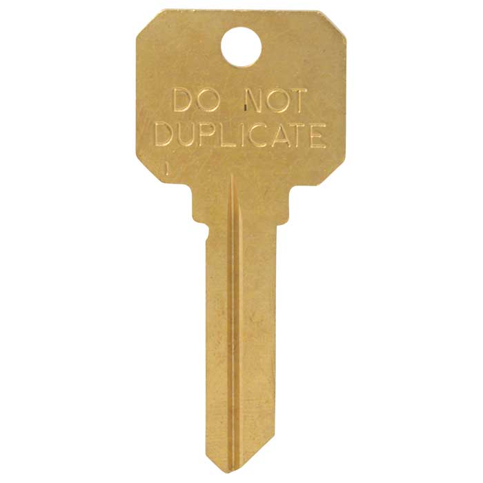 DND-SC9- SC9-6-Pin Do Not Duplicate Key Blank