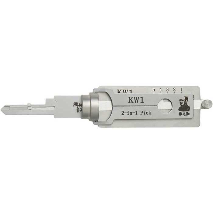 OL-KW1-AG 2-in-1 Pick & Decoder Tool for Kwikset KW1 5-Pin Keyway, Anti-Glare