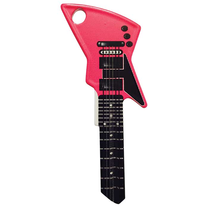 2662 KW1 Keyway Pink Guitar Key Blank