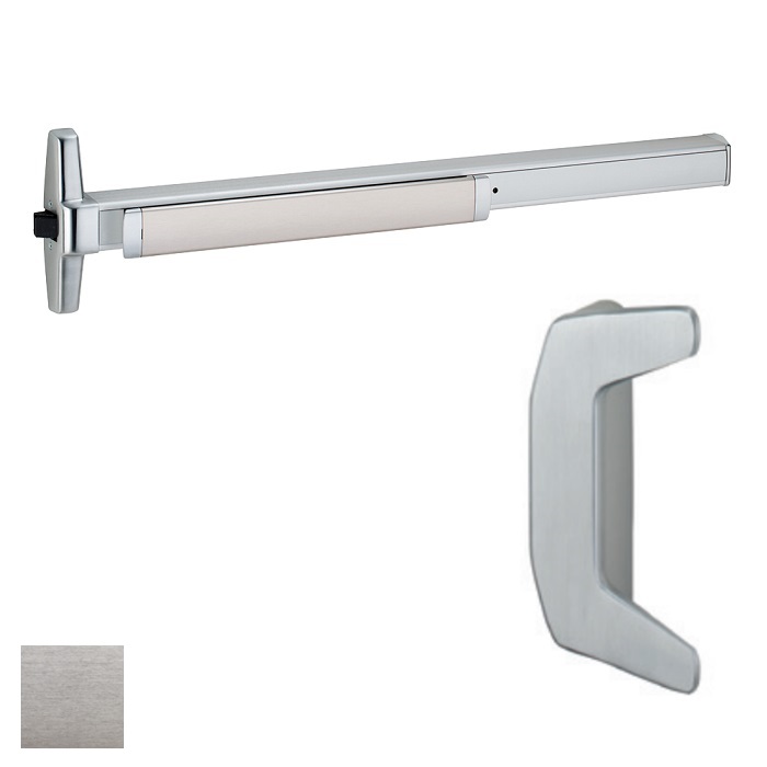33A-DT-4FT-26D-386DT 4 ft. 33A Series Rim Exit Device with Dummy Trim - 626 Satin Chrome